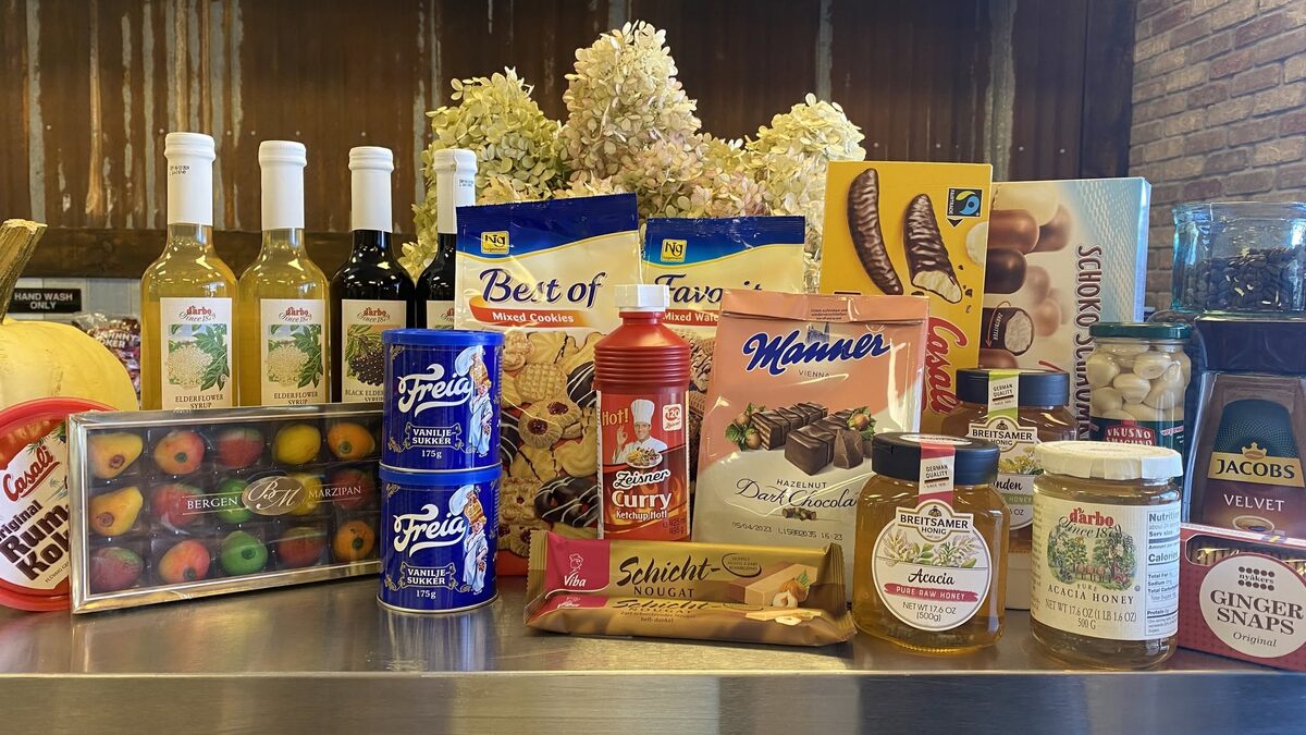 Imported sweets and pantry goods