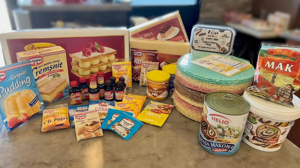 Imported wafers and sweets